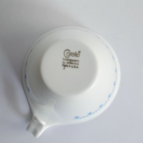 Corelle Snowflake Vintage Mugs Lot of 8 Hook Handles Handle - Picture 6 of 8